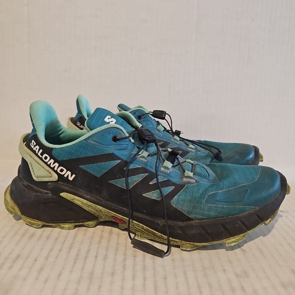 Salomon Supercross 4 Women's Running Shoe Teal size US 9
